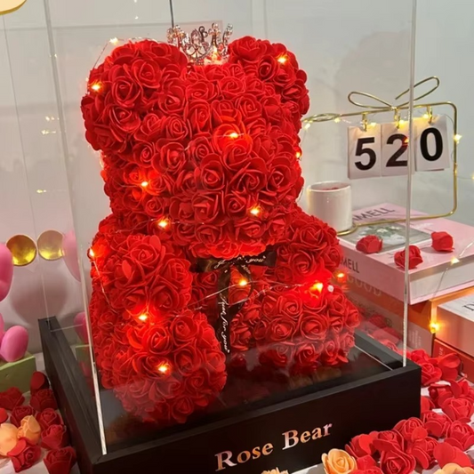 Lovely Pink Teddy Bear Gift for Her - Hehif