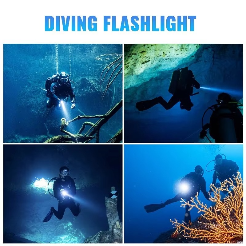 Bright Waterproof Diving Light 3000lm LED Torch