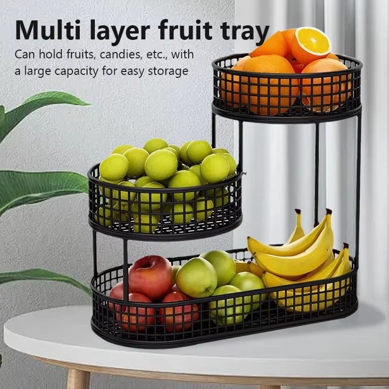 Space Saving 3 Tier Fruit and Veggie Storage Rack