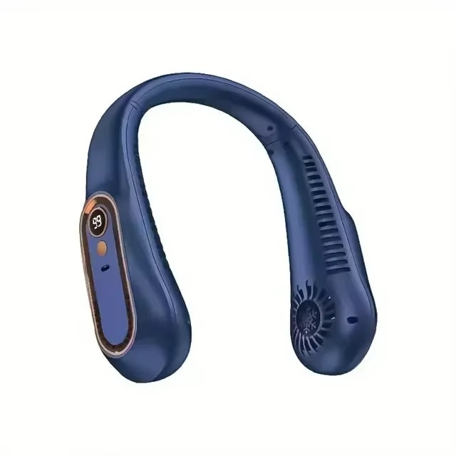 Compact Personal Neck Cooler Fan Rechargeable Wearable