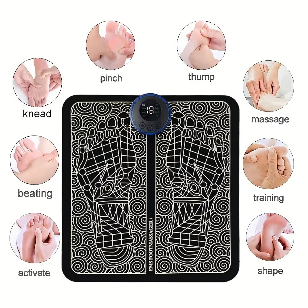 Heated Foot Massage Mat for Pain Relief
