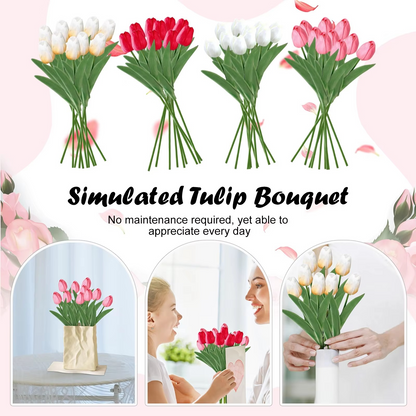 Colorful Artificial Flower Decor 10 Piece Bundle