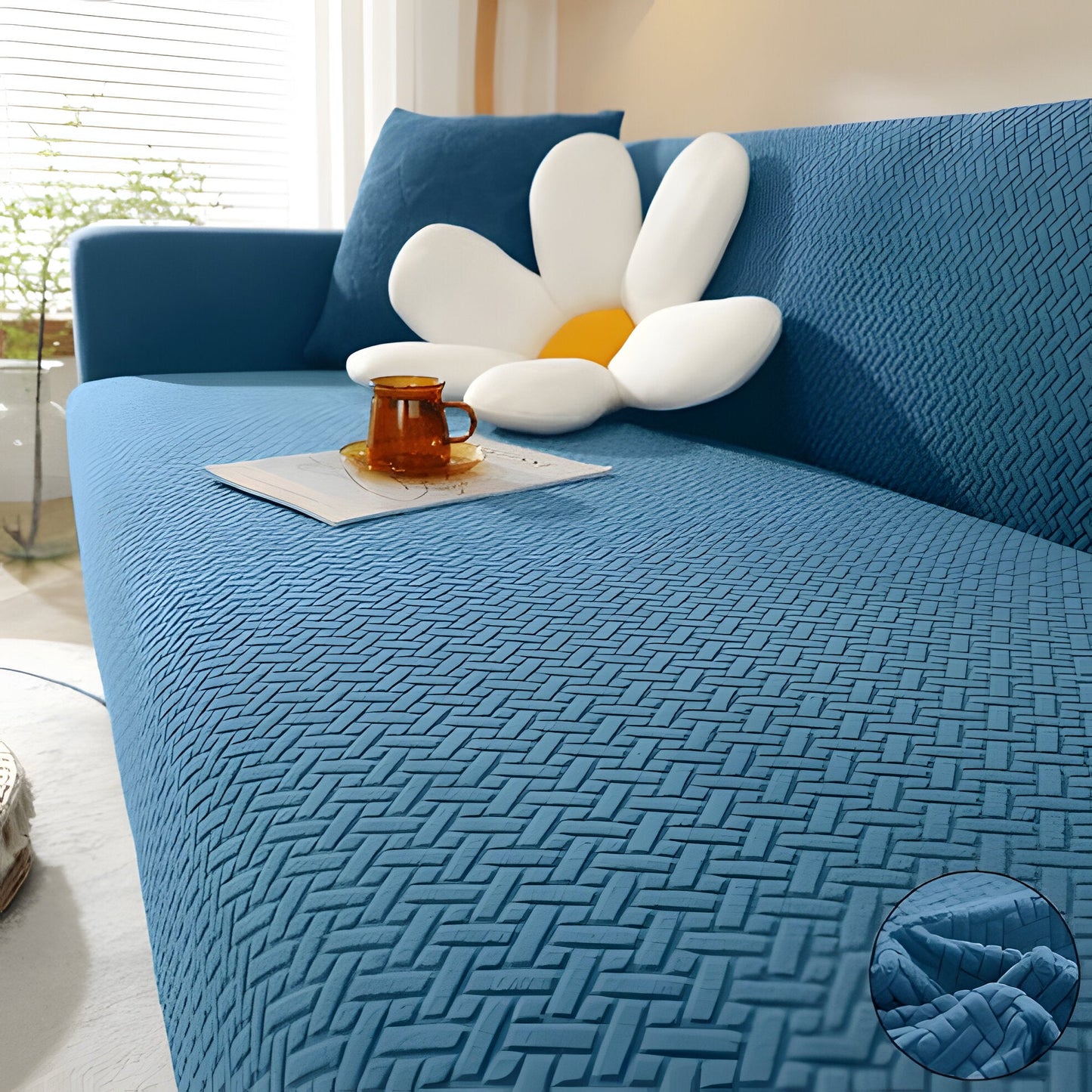 Stretchy Couch Slipcover for Home Furniture Protection