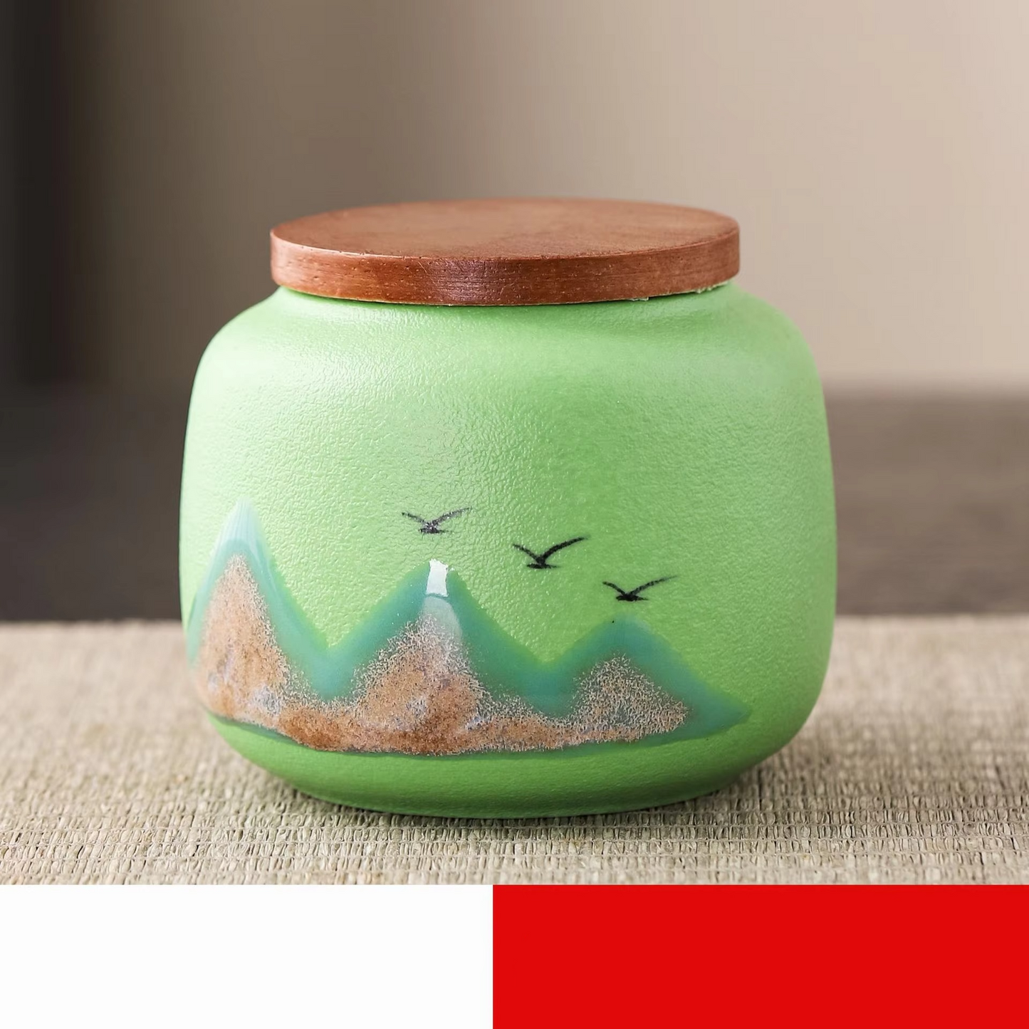 Beautiful Porcelain Tea Storage Jar Gift Set