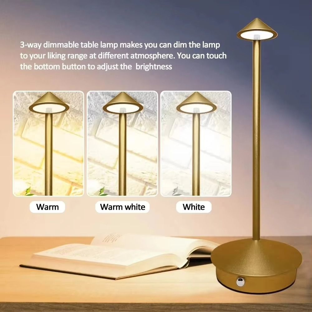 Adjustable Bright LED Table Lamp with 3 Mode Settings