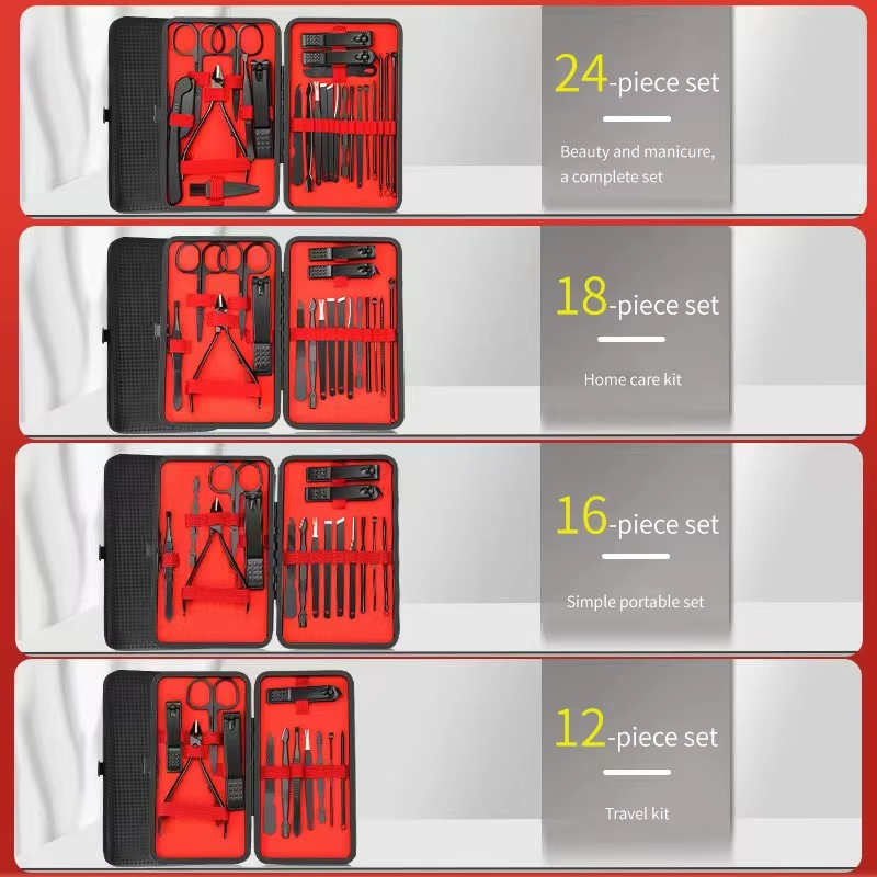 Complete Stainless Steel Nail Care Kit