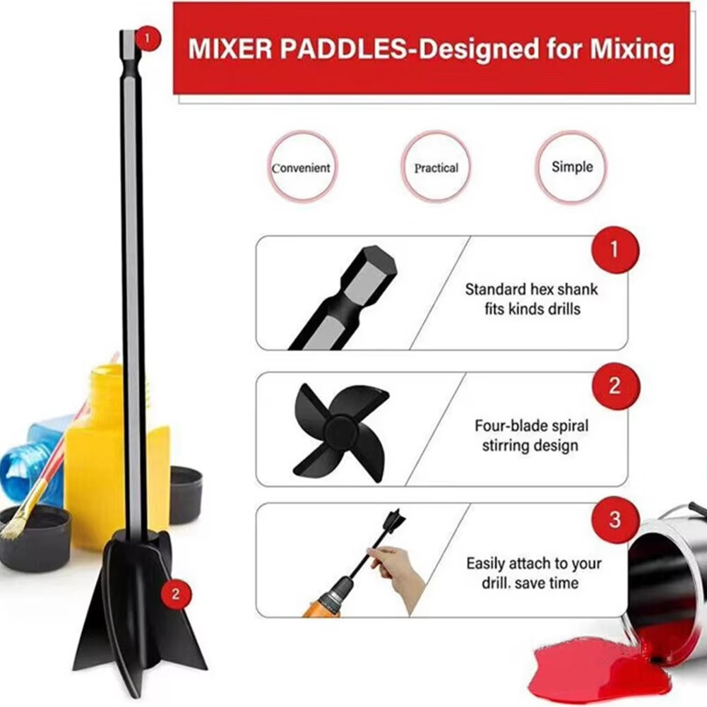 Professional Power Drill Paint Mixer Attachment