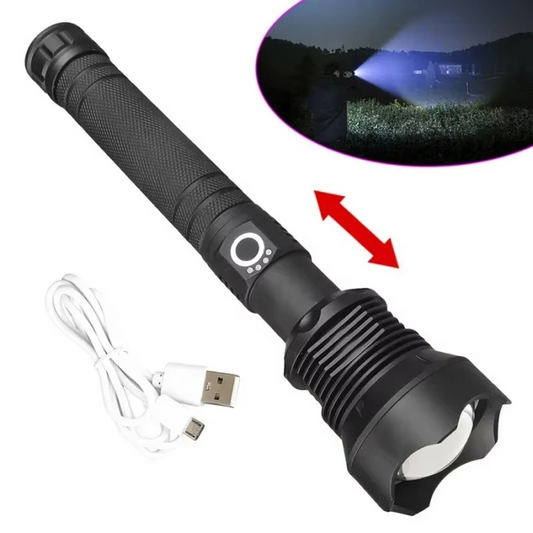 Bright USB Rechargeable LED Flashlight - Hehif