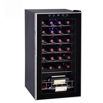 Premium 28 Bottle Wine Cooler with Advanced Cooling System - Hehif