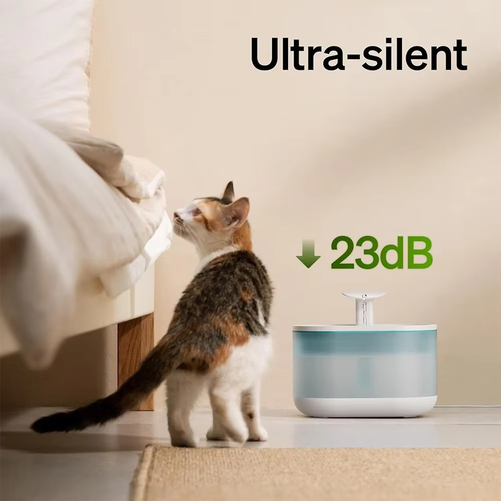 Quiet Automatic Pet Water Dispenser with Filter