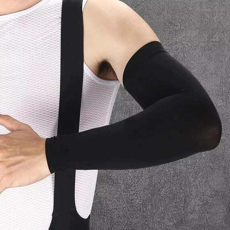 Cooling Sunblock Athletic Arm Sleeves for Men Women