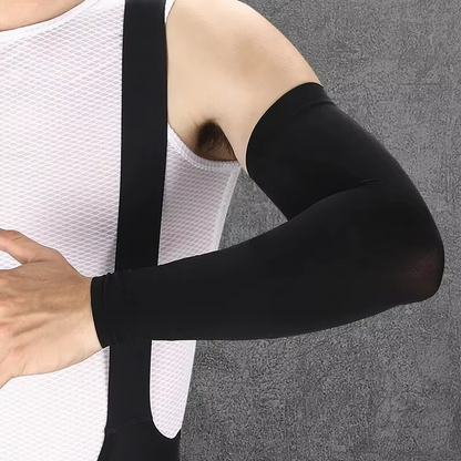 Cooling Sunblock Athletic Arm Sleeves for Men Women