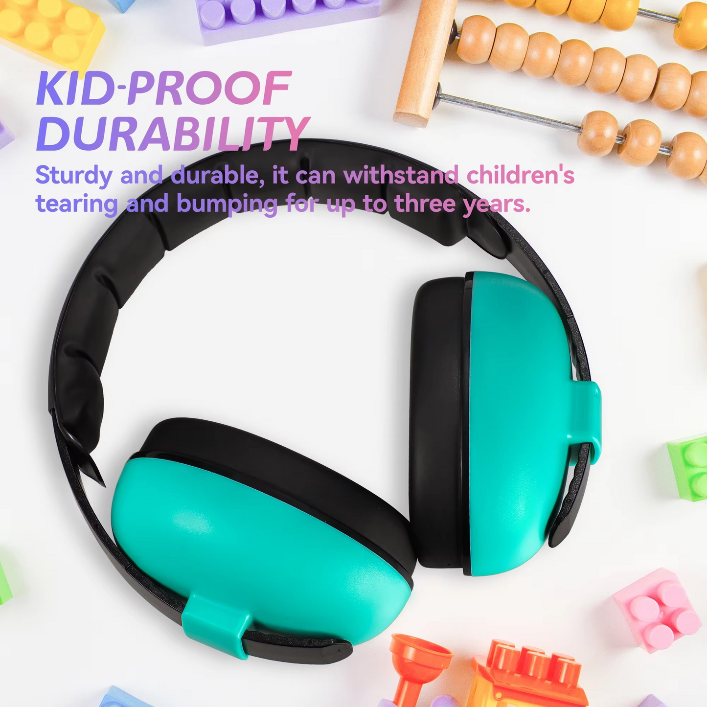 Children's Sound Blocking Ear Muffs for Bedtime and Study