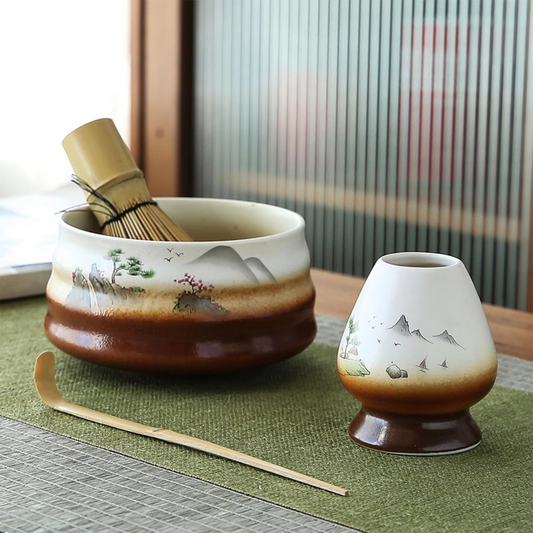 Authentic Japanese Matcha Tea Ceremony Kit - Hehif