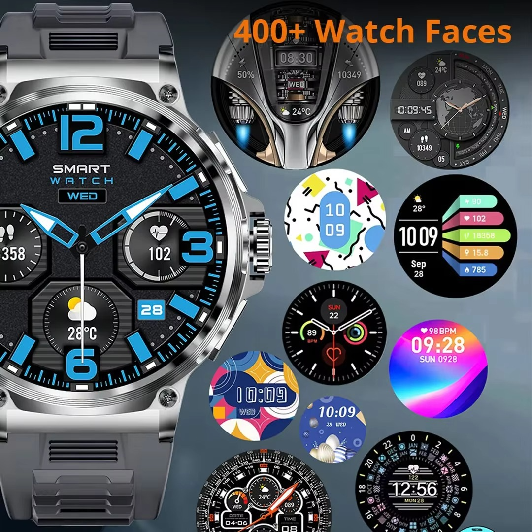 Advanced Sports Watch with Large HD Screen and Bluetooth