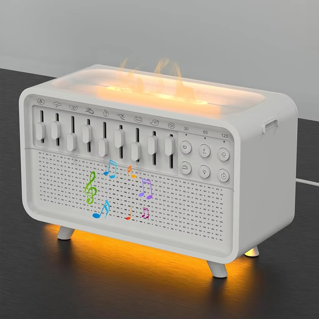 Portable Bluetooth Speaker with Nightlight and Humidifier - Hehif