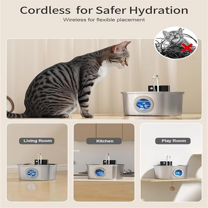 Easy Fill Smart Pet Water Dispenser with USB Charger