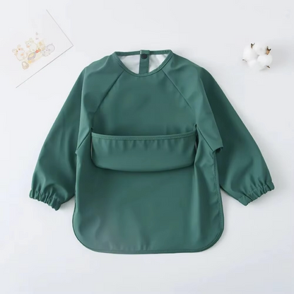 Easy Clean Kids Bib and Art Smock