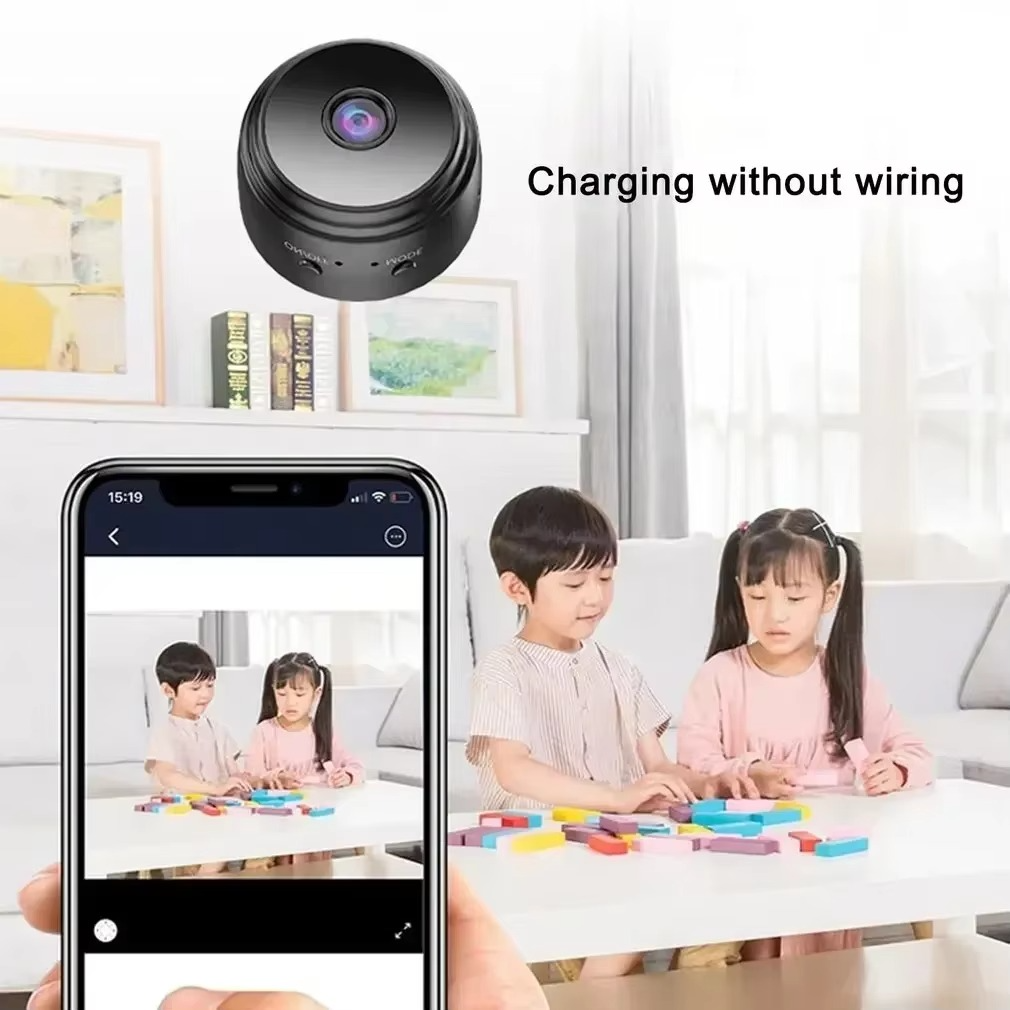 Small WiFi 720P Home Security Camera with Phone App