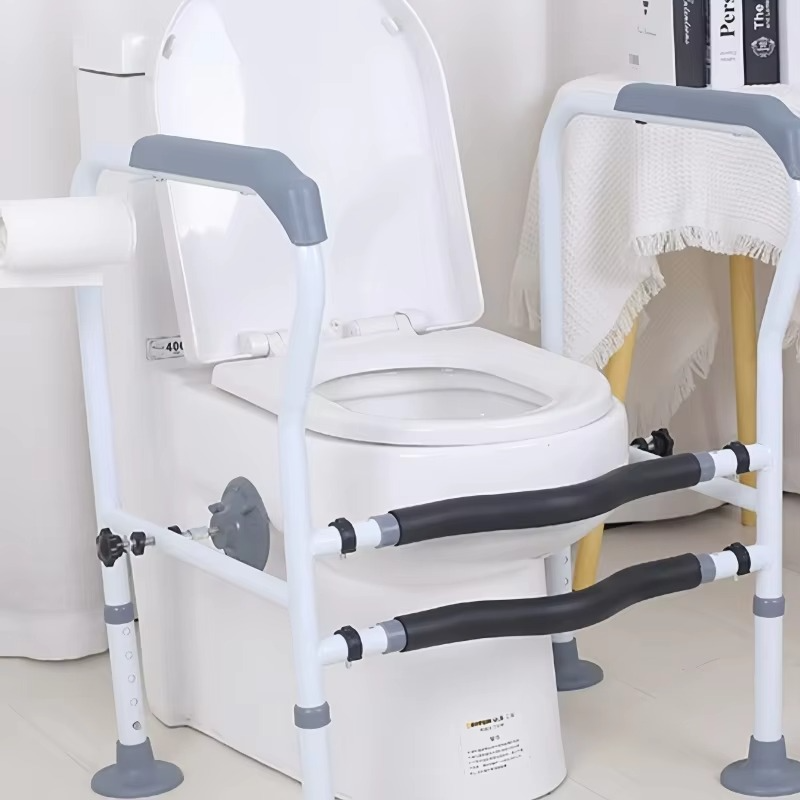 Secure Toilet Safety Handle, Bathroom Assist Frame
