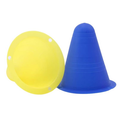 10 Pack Sports Training Cones for Soccer Drills