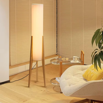 Classic Wooden Tall Lamp for Home Decor