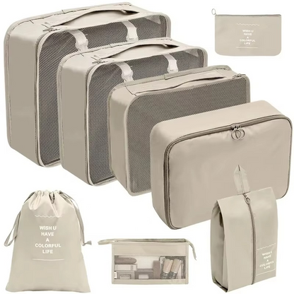 Compact Packing Cubes for Travel and Closet Organization