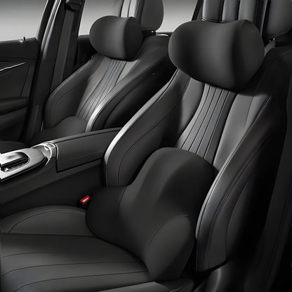 Contoured Car Seat Back Support Cushion