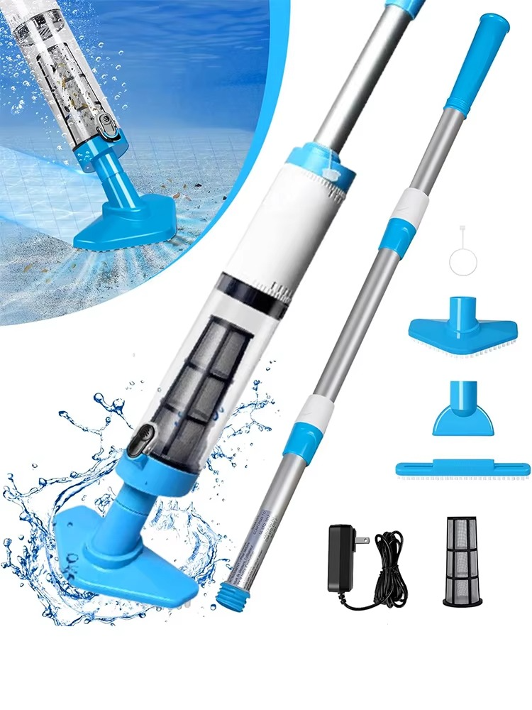 Portable Waterproof Pool Cleaner with 3-in-1 Suction - Hehif