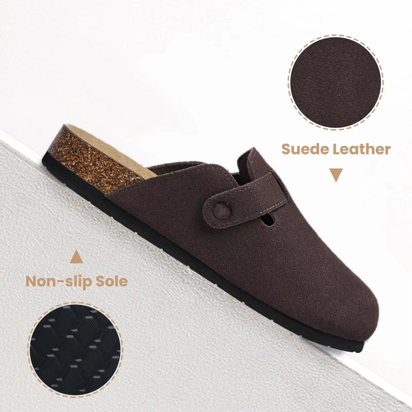 Comfortable Men's Women's Cushioned Slip On Shoes