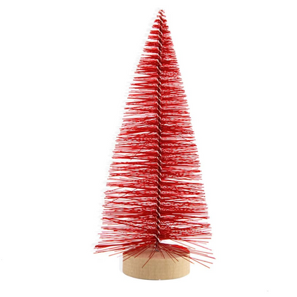 Small Pine Bottle Brush Christmas Tree Decorations