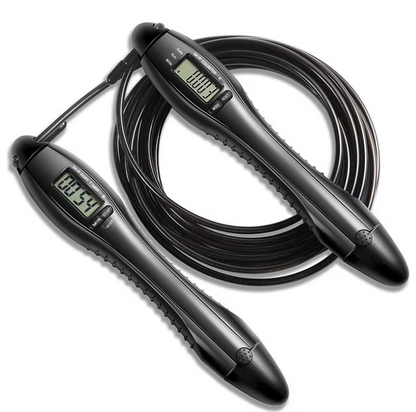 Electronic Jump Rope with Timer and Alert Bell - Hehif
