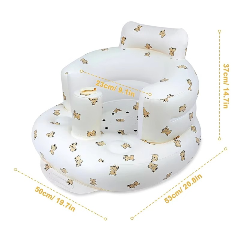 Portable Baby Inflatable Sofa Bath Chair