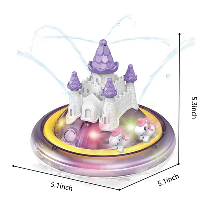 Colorful LED Water Spray Bath Toy for Children