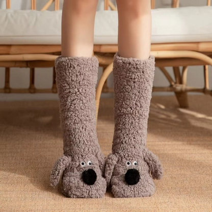 Soft Plush Coral Fleece Warm Women's Socks