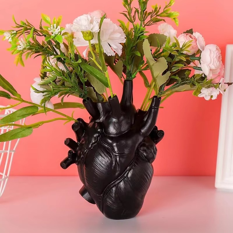 Unique Heart Shaped Planter Vase for Home Decor