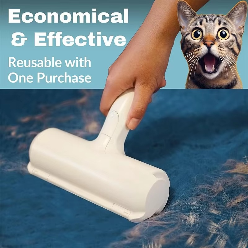Pet Hair Remover Glove and Fur Roller for Furniture