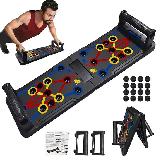 Compact Collapsible Home Gym Push Up Trainer - Hehif