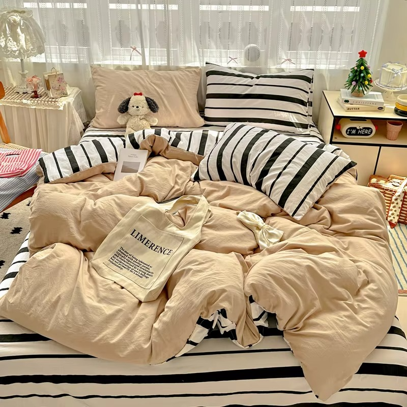 Colorful Korean Inspired Bed Sheet Set