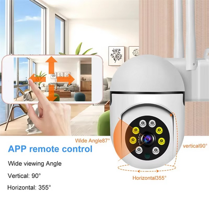 HD WiFi Home Security Camera with Night Vision and Audio