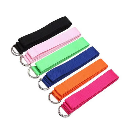 Durable Yoga Strap with Metal Buckle for Fitness Stretching