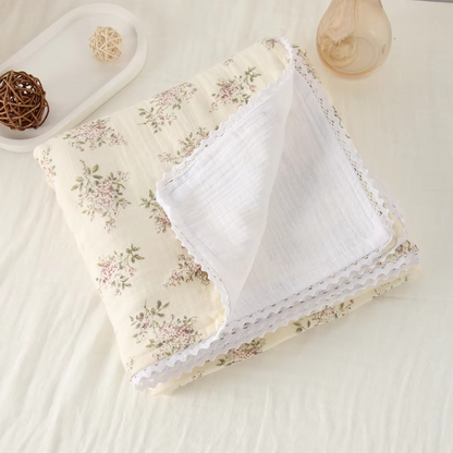 Lightweight Baby Swaddle Wrap Blanket, Gentle Newborn Cover - Hehif