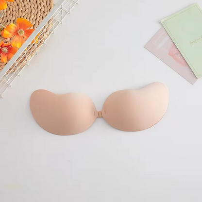 Comfortable Wireless Silicone Bra with Extra Lift