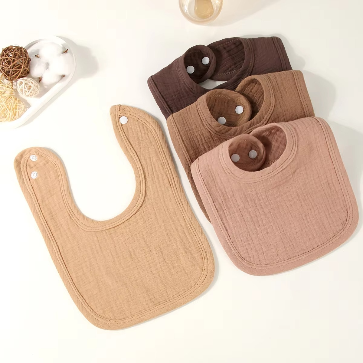 Gentle Cotton Baby Drool Bib