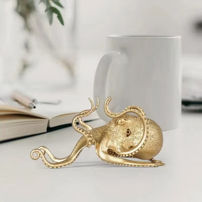 Practical Metal Octopus Desk Holder & Phone Stand