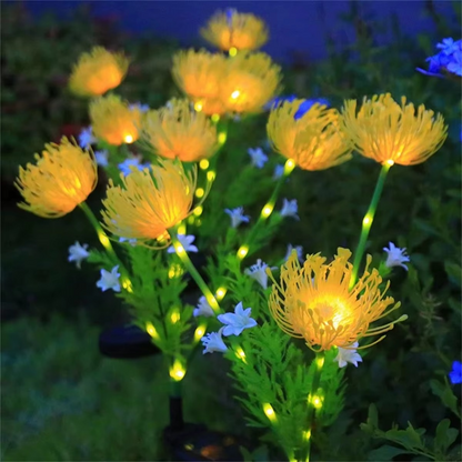 Bright Outdoor Solar Garden Lights, Waterproof Yard Lamps Set