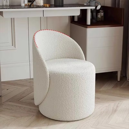 Comfortable Swivel Vanity Stool with Padded Seat