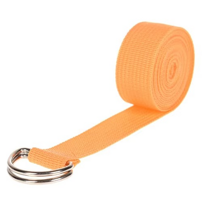 Durable Yoga Strap with Metal Buckle for Fitness Stretching