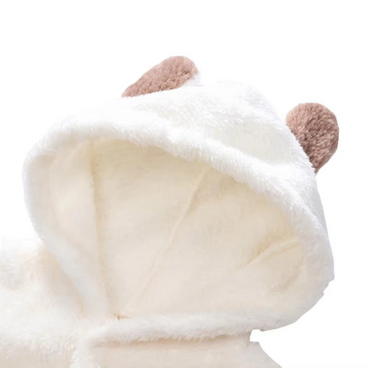 Soft Plush Baby Winter Onesie Animal Design