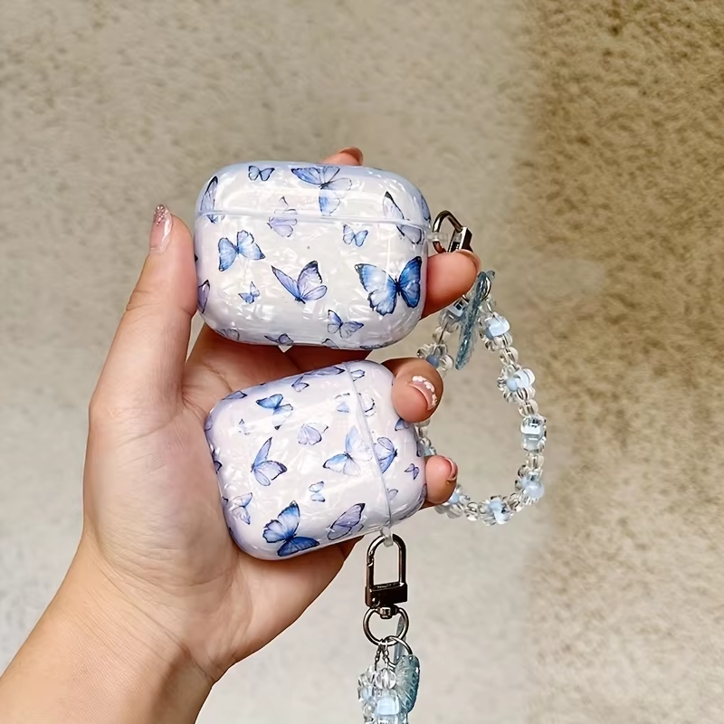 Premium Navy Blue AirPods Pro Charging Case